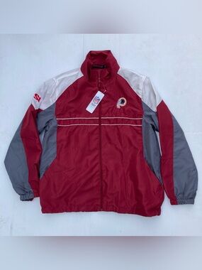 Washington Redskins Jacket Windbreaker Large Dunbrooke SI Sports Illustrated